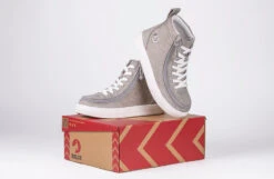Grey Jersey BILLY Classic Lace Highs -Billy Footwear BK17007 050 v2 on box 3 940x614 bc0389a1 81ae 4744 aaf5 74cdf291fad6
