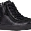 Black To The Floor Leather BILLY Classic Lace Highs