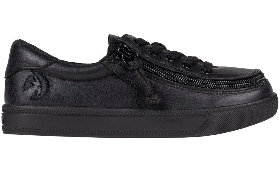 Black To The Floor Leather BILLY Classic Lace Lows 2 Black To The Floor Leather BILLY Classic Lace Lows - Image 2