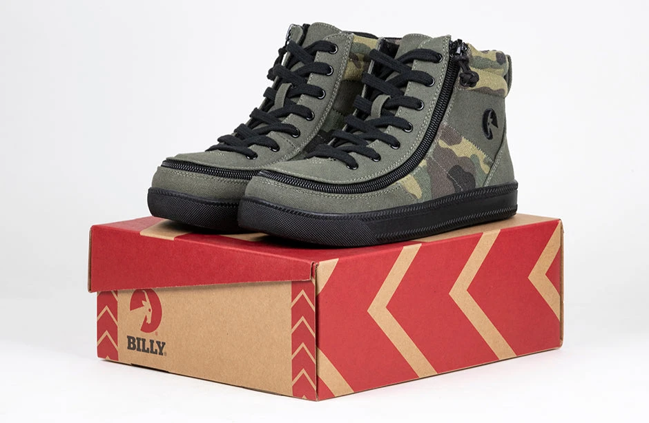 Olive Camo BILLY Street High Tops 6 Olive Camo BILLY Street High Tops - Image 6