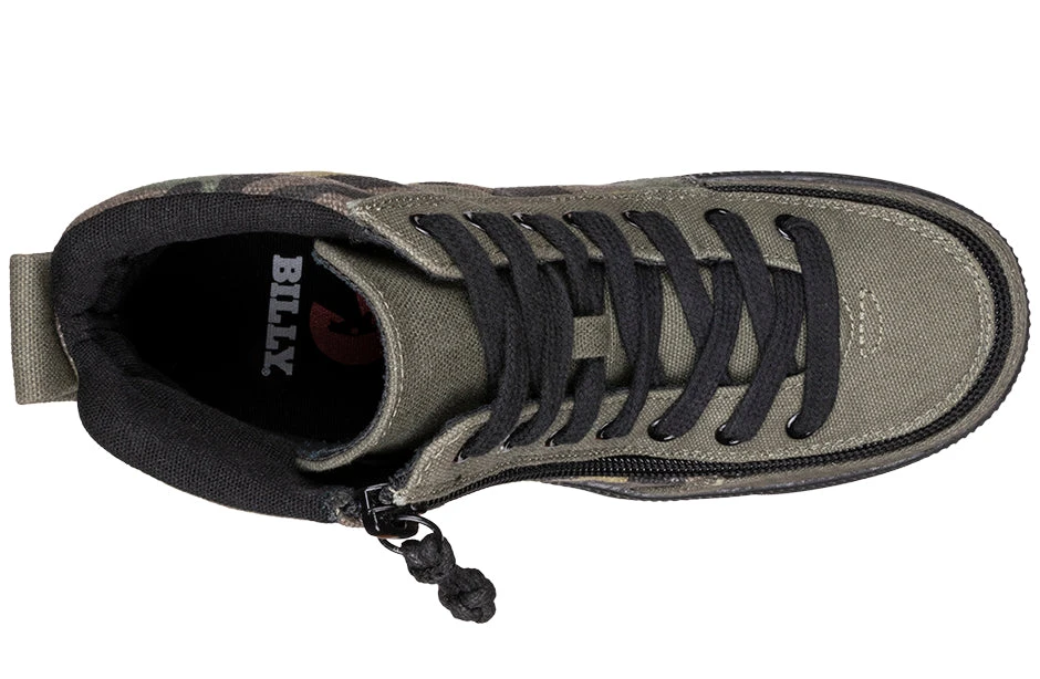 Olive Camo BILLY Street High Tops 3 Olive Camo BILLY Street High Tops - Image 3