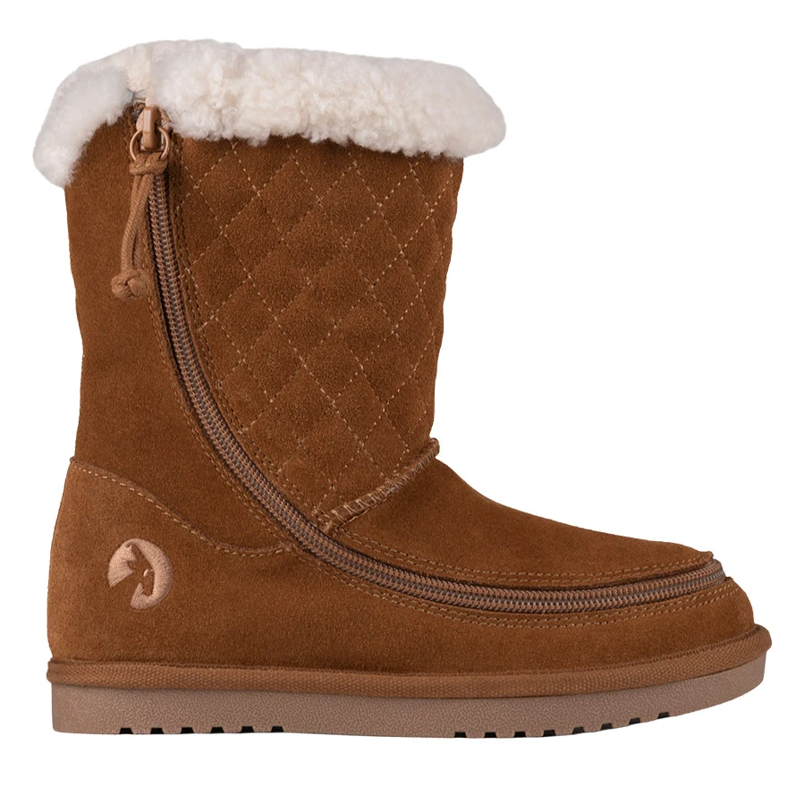 FINAL SALE - Chestnut BILLY Cozy Quilt Lux Boots 2 FINAL SALE - Chestnut BILLY Cozy Quilt Lux Boots - Image 2