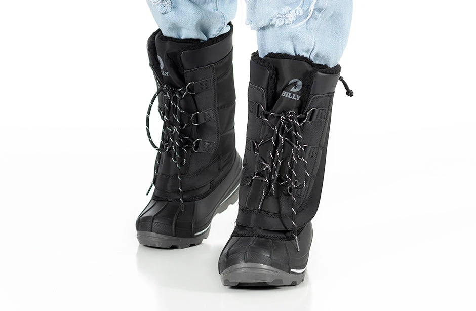 Black BILLY Ice Winter Boots 8 Black BILLY Ice Winter Boots - Image 8