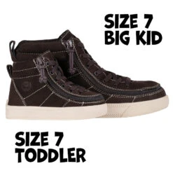 Brown Suede BILLY Ten9 Street High Tops 10 Brown Suede BILLY Ten9 Street High Tops -Billy Footwear BK21329 201 toddler to kid 880x880 v2