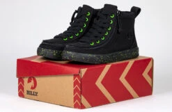 FINAL SALE - Black/Green Speckle BILLY Classic Lace High Tops -Billy Footwear BK22100 002 studio 1 940x614 1342f0be 5639 465a 8226 c02b11b9678b