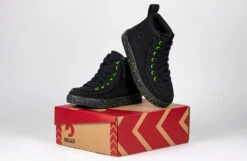 FINAL SALE - Black/Green Speckle BILLY Classic Lace High Tops -Billy Footwear BK22100 002 studio 3 940x614 5f9c097c 5ec1 4621 83b2 450a0832b1f3