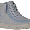 FINAL SALE - Grey/Blue Speckle BILLY Classic Lace High Tops