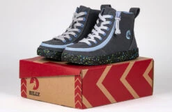 FINAL SALE - Charcoal/Blue Speckle BILLY Classic Lace High Tops -Billy Footwear BK22100 021 studio 1 940x614 6ae67c9f 737c 4016 9dd5 18ad76a4ff63