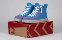 FINAL SALE - Blue/Pink Speckle BILLY Classic Lace High Tops -Billy Footwear BK22100 420 studio 1 940x614 82ba0e4e e385 40ed 8943 9139ae61a020