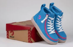 FINAL SALE - Blue/Pink Speckle BILLY Classic Lace High Tops -Billy Footwear BK22100 420 studio 2 940x614 759c9965 f55f 46c5 a357 4d2b002844eb