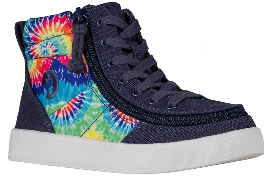 Navy Tie Dye BILLY Street High Tops 1 Navy Tie Dye BILLY Street High Tops