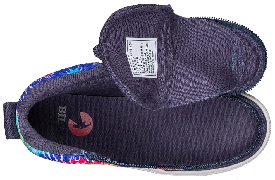 Navy Tie Dye BILLY Street High Tops 4 Navy Tie Dye BILLY Street High Tops - Image 4