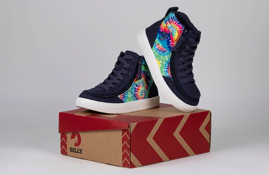 Navy Tie Dye BILLY Street High Tops 8 Navy Tie Dye BILLY Street High Tops - Image 8