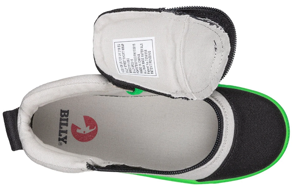 FINAL SALE - Black/Green BILLY Street Short Wrap High Tops 4 FINAL SALE - Black/Green BILLY Street Short Wrap High Tops - Image 4