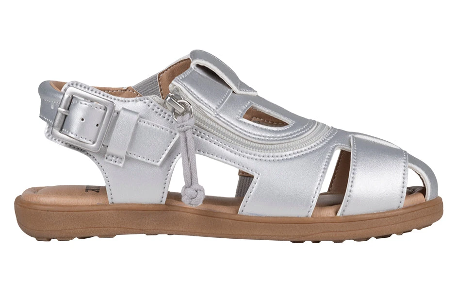 FINAL SALE - Silver BILLY Sandals 2 FINAL SALE - Silver BILLY Sandals - Image 2