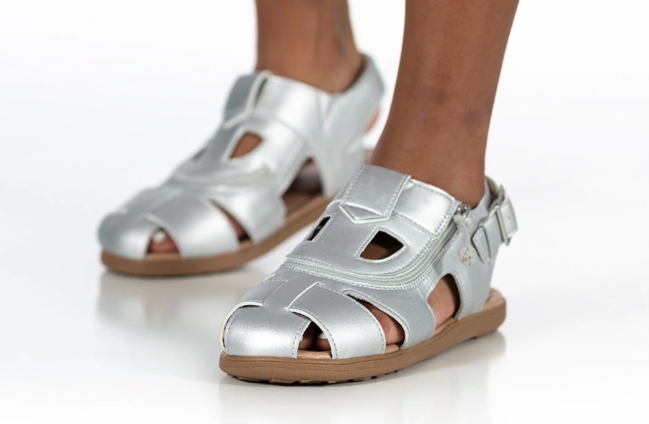 FINAL SALE - Silver BILLY Sandals 10 FINAL SALE - Silver BILLY Sandals - Image 10
