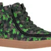 FINAL SALE - Green Dino BILLY Classic Lace High Tops