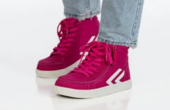 Fuchsia/White BILLY CS Sneaker High Tops -Billy Footwear BK22342 670 studio standing 2 940x614 96909282 0aad 4e99 ac85 ab04c99b2275