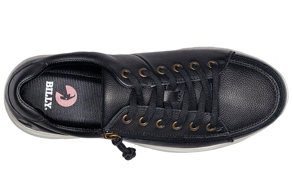 Men's Black Leather BILLY Comfort Lows 3 Men's Black Leather BILLY Comfort Lows - Image 3