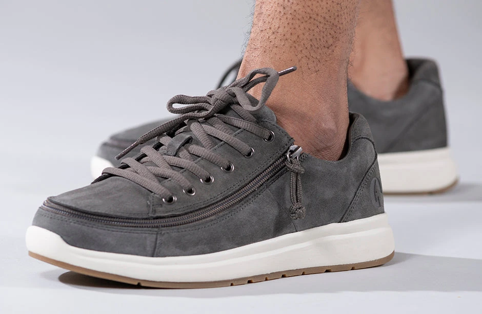 Men's Grey Suede BILLY Comfort Lows 7 Men's Grey Suede BILLY Comfort Lows - Image 7