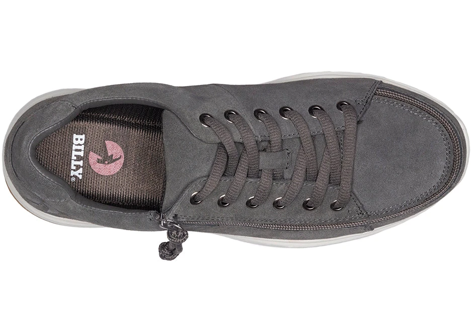 Men's Grey Suede BILLY Comfort Lows 3 Men's Grey Suede BILLY Comfort Lows - Image 3