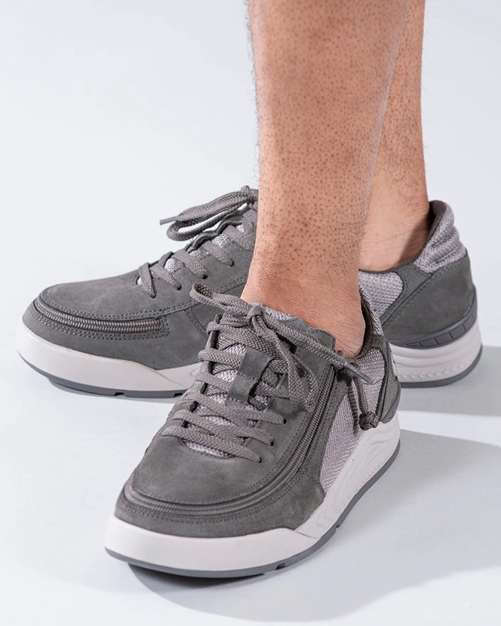 FINAL SALE - Men's Charcoal Suede/Mesh BILLY Comfort Classic Lows 9 FINAL SALE - Men's Charcoal Suede/Mesh BILLY Comfort Classic Lows - Image 9