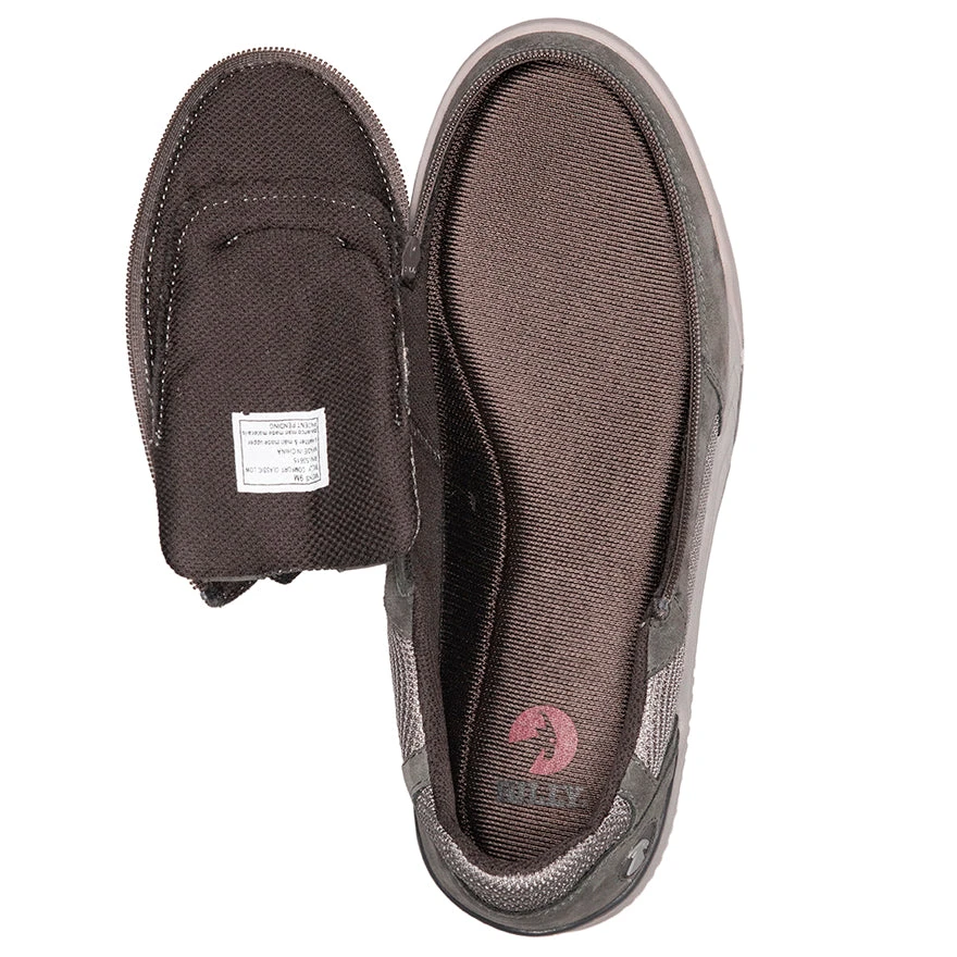 FINAL SALE - Men's Charcoal Suede/Mesh BILLY Comfort Classic Lows 4 FINAL SALE - Men's Charcoal Suede/Mesh BILLY Comfort Classic Lows - Image 4