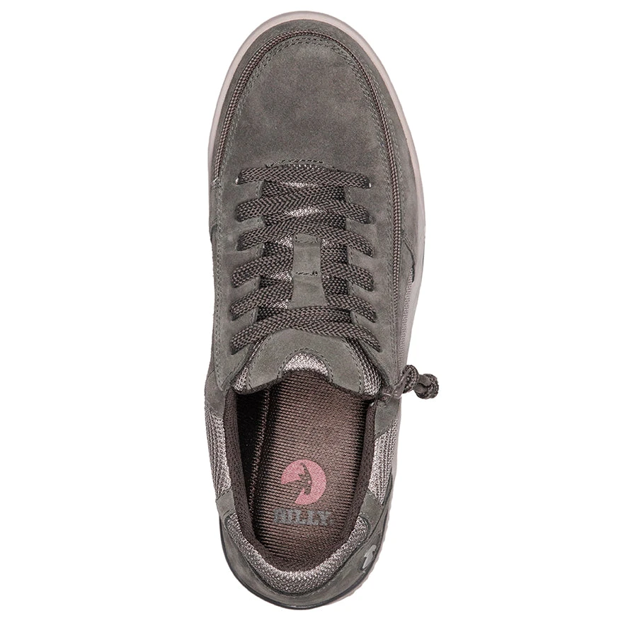FINAL SALE - Men's Charcoal Suede/Mesh BILLY Comfort Classic Lows 3 FINAL SALE - Men's Charcoal Suede/Mesh BILLY Comfort Classic Lows - Image 3