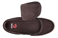 FINAL SALE - Men's Dark Brown/White Stitch BILLY Sneaker Low Tops -Billy Footwear BM22128 201 open 940x614 6dc18e23 8c69 4329 ba15 07d2a30c6853