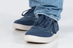 FINAL SALE - Men's Blue/White Stitch BILLY Sneaker Low Tops -Billy Footwear BM22128 410 studio standing 2 940x614 426fa339 82e2 4bde 8055 f92d6bbe581e
