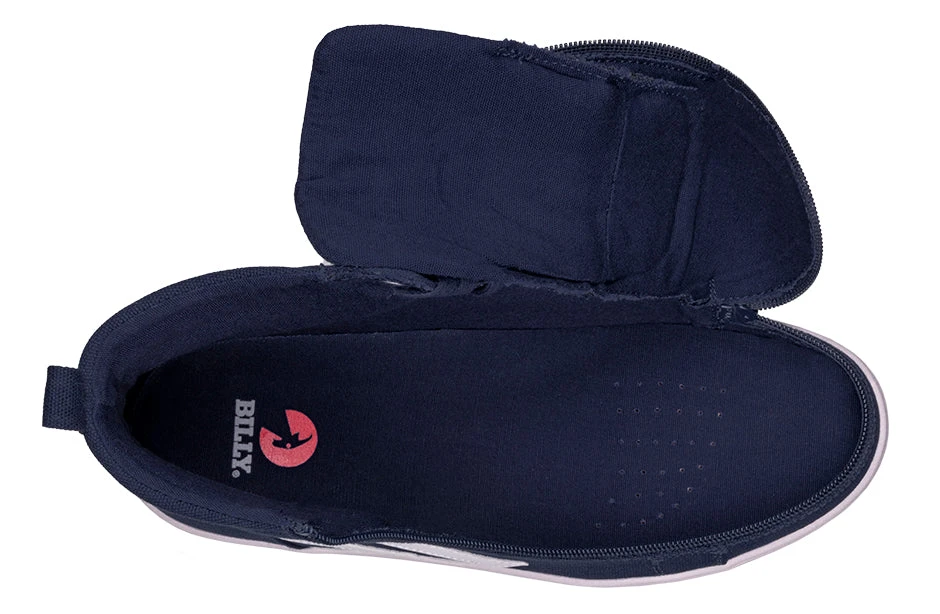 Men's Navy/White BILLY CS Sneaker High Tops 5 Men's Navy/White BILLY CS Sneaker High Tops - Image 5