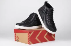 Men's Black Leather BILLY Ten9 CS Sneaker High Tops -Billy Footwear BM22442 002 on box 3 940x614 db5d34fe 356d 44d8 b6b2 d25df054d5b2