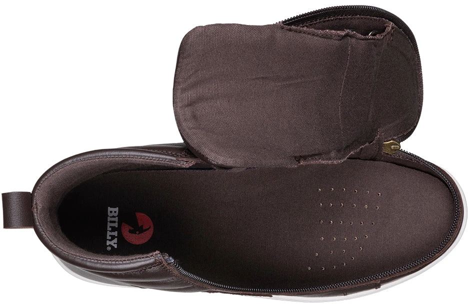 Men's Brown Leather BILLY Ten9 CS Sneaker High Tops 5 Men's Brown Leather BILLY Ten9 CS Sneaker High Tops - Image 5