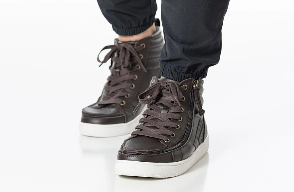 Men's Brown Leather BILLY Ten9 CS Sneaker High Tops 11 Men's Brown Leather BILLY Ten9 CS Sneaker High Tops - Image 11