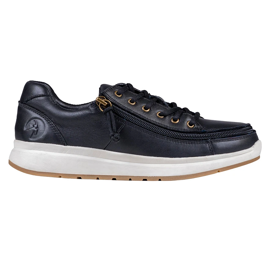 FINAL SALE - Women's Black Leather BILLY Comfort Lows 2 FINAL SALE - Women's Black Leather BILLY Comfort Lows - Image 2