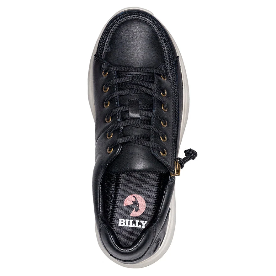 FINAL SALE - Women's Black Leather BILLY Comfort Lows 3 FINAL SALE - Women's Black Leather BILLY Comfort Lows - Image 3