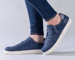 FINAL SALE - Women's Steel Blue BILLY Classic Lace Lows -Billy Footwear BW20301 400 Studio1 880x704 1
