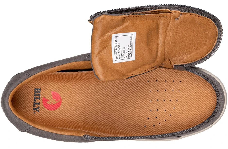 FINAL SALE - Women's Charcoal BILLY Sneaker Low Tops 4 FINAL SALE - Women's Charcoal BILLY Sneaker Low Tops - Image 4