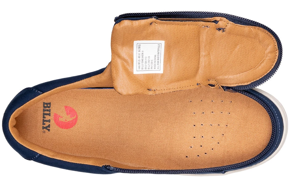 FINAL SALE - Women's Navy BILLY Sneaker Low Tops 4 FINAL SALE - Women's Navy BILLY Sneaker Low Tops - Image 4