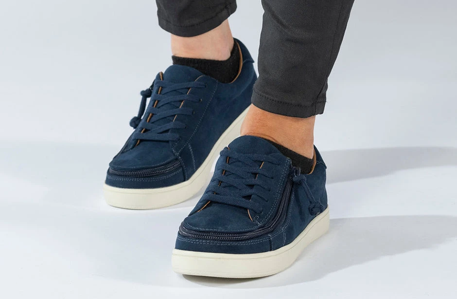 FINAL SALE - Women's Navy BILLY Sneaker Low Tops 7 FINAL SALE - Women's Navy BILLY Sneaker Low Tops - Image 7