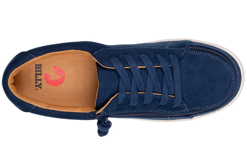 FINAL SALE - Women's Navy BILLY Sneaker Low Tops 3 FINAL SALE - Women's Navy BILLY Sneaker Low Tops - Image 3