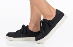 FINAL SALE - Women's Black Canvas BILLY Sneaker Low Tops -Billy Footwear BW22128 002 studio standing 1 940x614 0d53e675 de8d 4ce3 82f9 6ffb6c9426f5