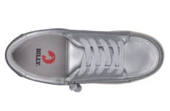 FINAL SALE - Women's Silver Grey Metallic BILLY Sneaker Low Tops -Billy Footwear BW22128 050 top 940x614 54b9fc6f 6c12 4607 9ac1 91df8cf11f6e