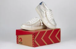 FINAL SALE - Women's White (Navy Mustache) BILLY Sneakers 17 FINAL SALE - Women's White (Navy Mustache) BILLY Sneakers -Billy Footwear BW22128 101 studio 3 940x614 ec808dc7 6abc 4bd1 a11d 89094e6e62f3