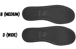 FINAL SALE - Women's Black To The Floor BILLY Sneaker Lace Mid Tops -Billy Footwear BW22135 003 bottom 940x614 b94fed79 98b8 4463 a62f 0939827eac93