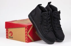 FINAL SALE - Women's Black To The Floor BILLY Sneaker Lace Mid Tops -Billy Footwear BW22135 003 studio 2 940x614 02a8ebac ca13 4bbf bff3 3e347e9186ce