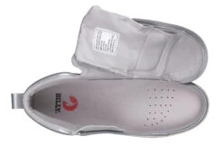 FINAL SALE - Women's Silver Grey Metallic BILLY Sneaker Lace Mid Tops -Billy Footwear BW22135 040 open 940x614 2be0cfbc cf87 43d5 a30d a744ad4d6f33