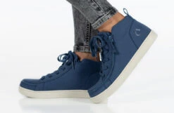 FINAL SALE - Women's Beach Blue BILLY Sneaker Lace Mid Tops -Billy Footwear BW22135 420 studio standing 1 940x614 e1db2d23 9202 44af 9a80 c1170c12d391