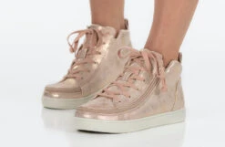 FINAL SALE - Women's Rose Gold BILLY Sneaker Lace Mid Tops 19 FINAL SALE - Women's Rose Gold BILLY Sneaker Lace Mid Tops -Billy Footwear BW22135 680 studio standing 2 940x614 13d74b55 0ea3 4179 b442 e5a47fe19c23
