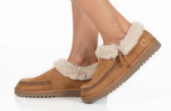 Women's Chestnut BILLY Cozy Slippers -Billy Footwear BW22446 250 studio standing 1 940x614 37b0b60b 1cda 43b2 9a3c 029df60bc114